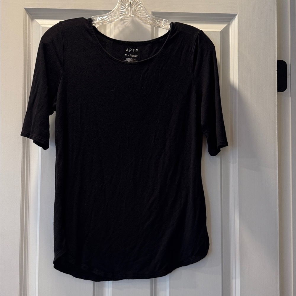 Apt. 9 Elegant Black Tee